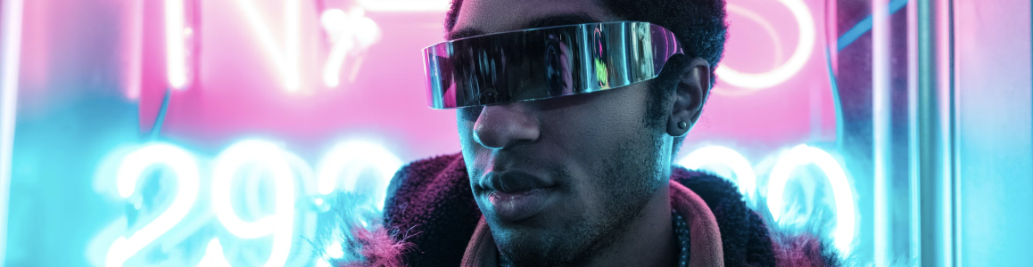 Imagem homem futurísta